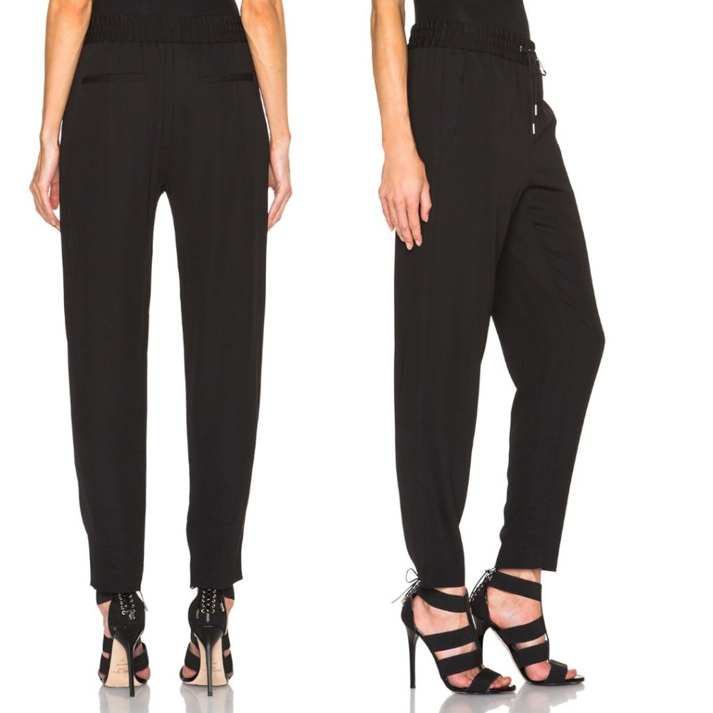 Helmut Lang X Revolve Black Drawstring Pants Size… - image 3